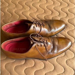 Cole Haan- Washington Grand Laser Plain Toe Wholecut Shoe